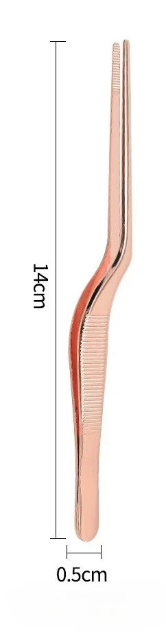 Stainless Steel Cake Decorating Tweezers – Food Grade Pastry Chef Tongs for Baking, Plating & Kitchen Precision Tools