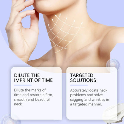 Neck Lift Cream — Firming, Tightening & Brightening, Reduces Fine Lines, Moisturizing & Smoothing Neck Care