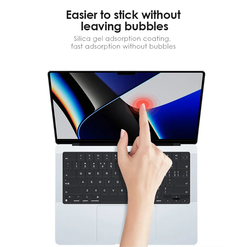 HD Clear Screen Protector for MacBook Pro & Air — Soft Film for 13", 14", 15", 16" (M1 & M2, Pro & Max)