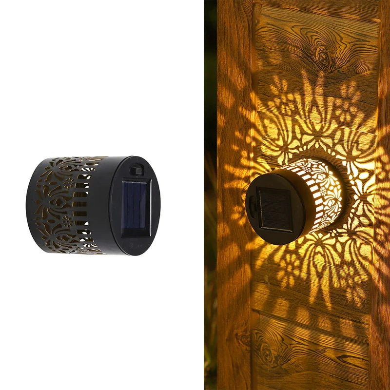2026 Solar Outdoor Wall Light - Waterproof Projection Lamp for Yard, Patio & Landscape Decor