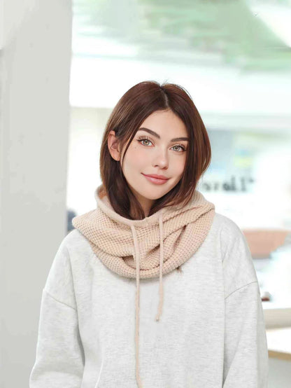 Women’s Winter Beanie Hat with Knit Balaclava – Neck Warmer & Ski Snow Scarf