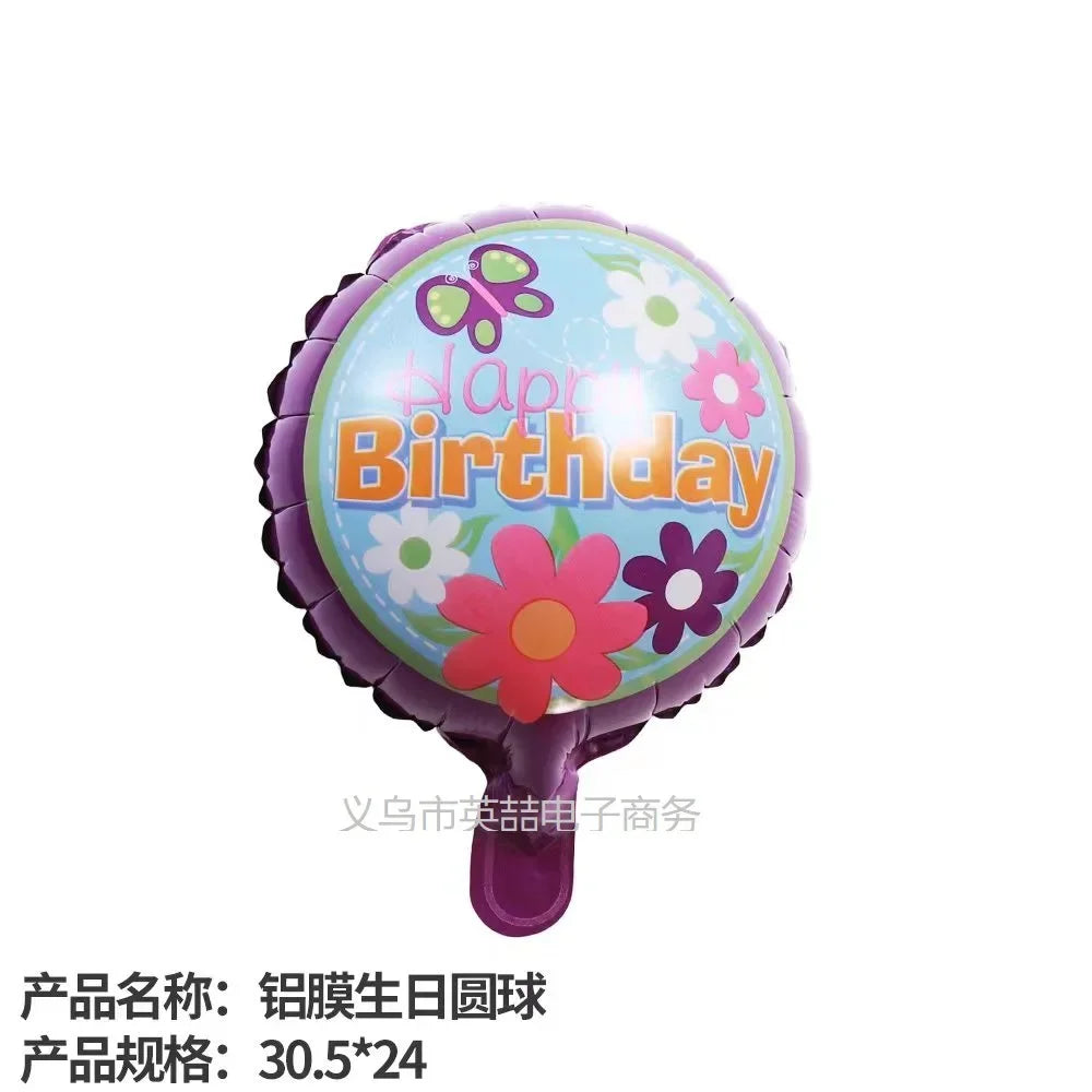 10-Inch Round Love-Shaped Aluminum Foil Balloon – English “Love” Design for Birthday, Valentine’s Day & Wedding Party Decorations