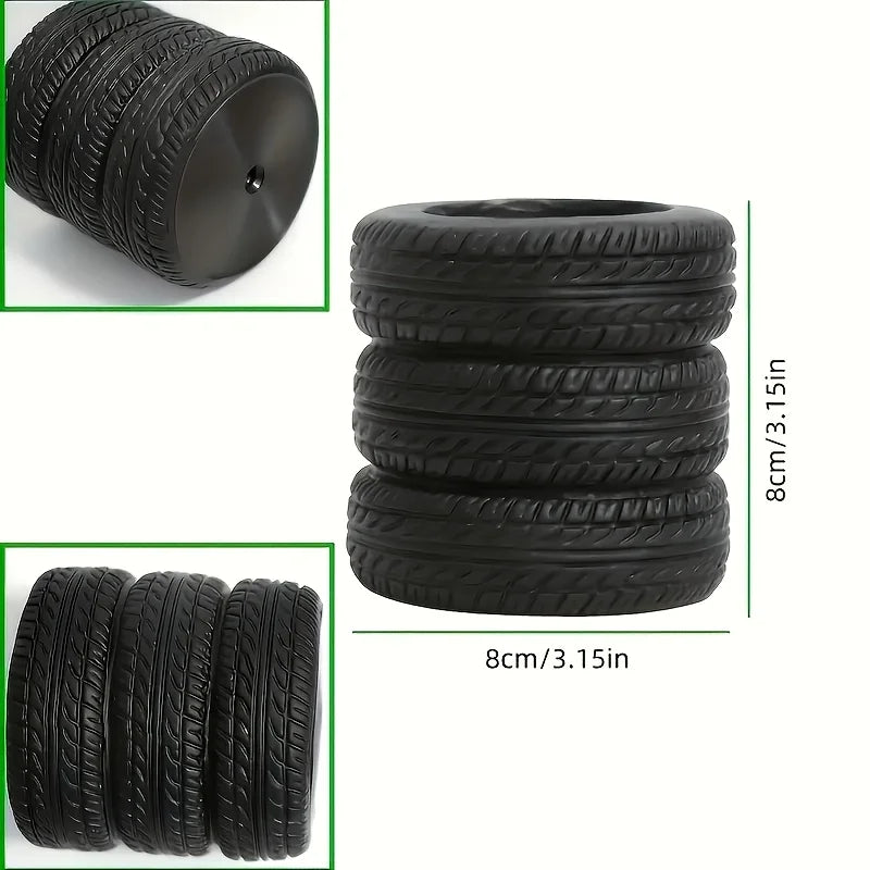 Tire Shaped Pen Holder - Creative Desktop Organizer for Pens, Office Supplies & Decorative Storage
