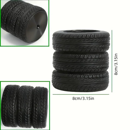Tire Shaped Pen Holder - Creative Desktop Organizer for Pens, Office Supplies & Decorative Storage