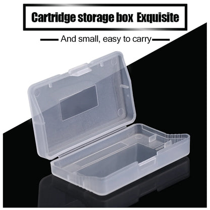 10pcs Transparent Anti-Dust Cartridge Game Cases — Protective Boxes for Nintendo Game Boy Advance (GBA) Games