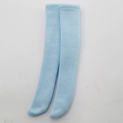Blythe Doll Socks — Long Stockings in Black, White, Pink & Candy Colors for OB24, OB22, Azone Dolls