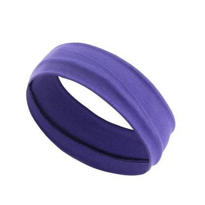 Summer Sports Headbands for Women – Solid Color Elastic Fitness, Yoga, and Running Bandanas, Stretch Makeup Hair Accessories 2023