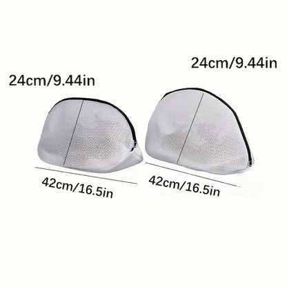 Anti-Deformation Mesh Shoe Laundry Bag – Protective Wash Bag for Sneakers, Travel & Washing Machine Use