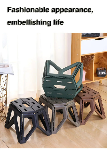 Portable Folding Outdoor Stool – High Load, Durable for Fishing, Beach & Camping
