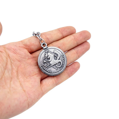 Edward Metal Arm Keychain – Anime Keyring Pendant for Men & Car Accessories