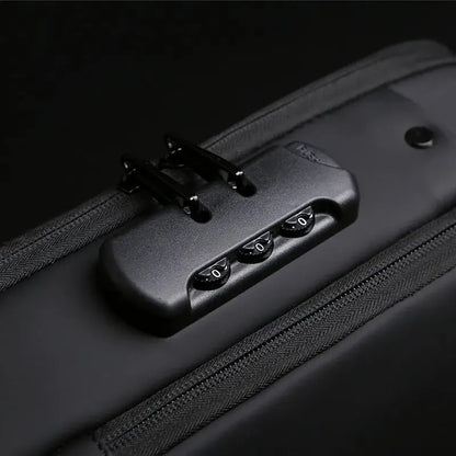 Multifunction Anti-Theft USB Shoulder Bag for Men: Crossbody Travel Sling Chest Pack Messenger - Secure and Stylish