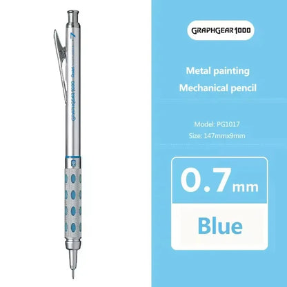 Pentel Graphgear 1000 Mechanical Pencil PG1000 – Low Center of Gravity Precision Drafting Pencil 0.3/0.5/0.7/0.9mm Art & Drawing Tool