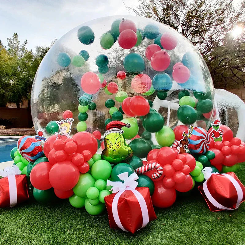 Inflatable Bubble House Kids Play Tent – Transparent PVC Outdoor Dome with Blower for Birthday, Trampoline & Gifts