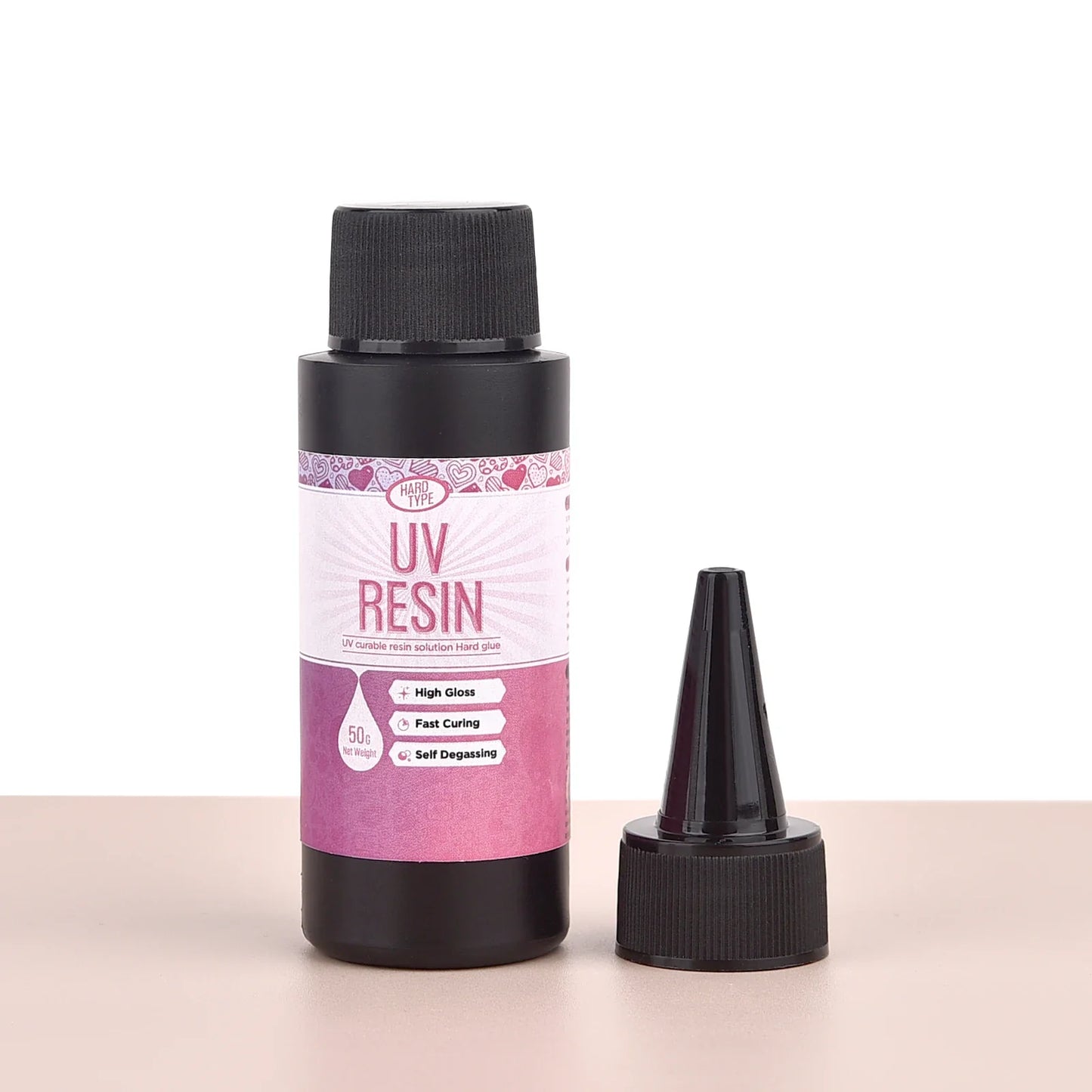 UV Epoxy Resin Glue - High Transparency Fast Drying Hard Resin Adhesive for DIY Jewelry Making & Craft Decor 20g/50g/100g