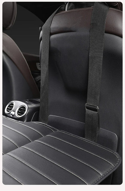 Foldable Car Travel Bed for Rear Seat – Wear-Resistant PU Sleeping Pad Mattress for SUV & Sedan Trips