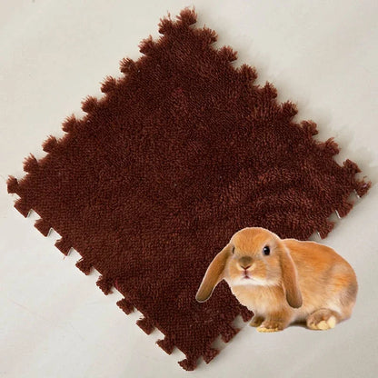 4/10PCS Waterproof Cage Liners – Anti-Slip Absorbent Bedding Mats for Rabbits, Guinea Pigs & Small Pets