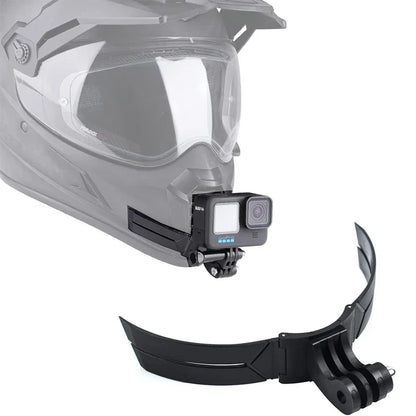 Motorcycle Helmet Chin Mount for Action Cameras – Full Face Holder for GoPro 13–8 & DJI Action 5/4