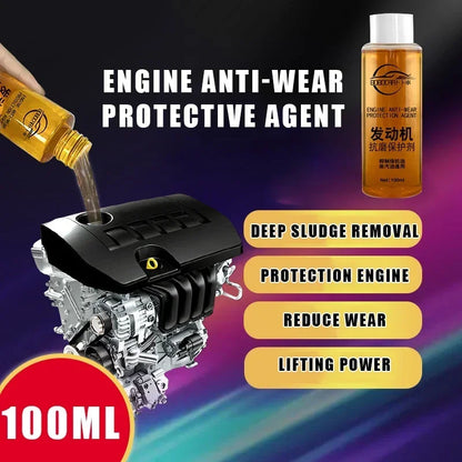 Engine Anti-Wear Additive — Noise Reduction & Performance Booster Car Oil Treatment