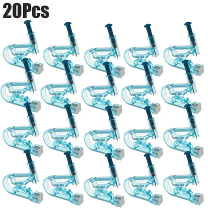 100PCS Disposable Ear Piercing Gun Kit with Sterile Nose & Ear Studs, Safe Body Jewelry Tool