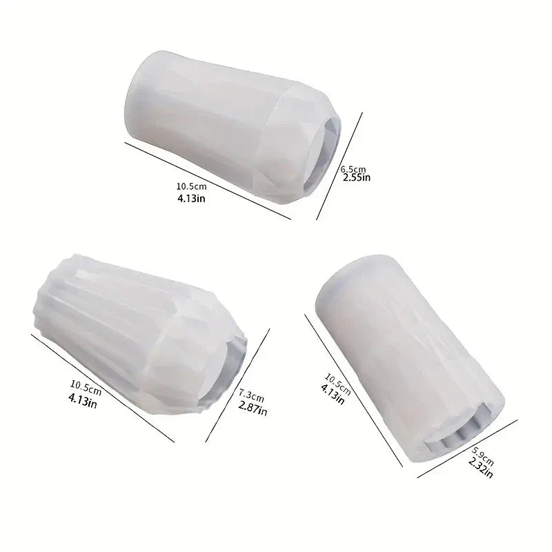 Crafts Planter Vases Silicone Molds - DIY Epoxy Plaster Flower Pot Mould, Resin Silicone Mold