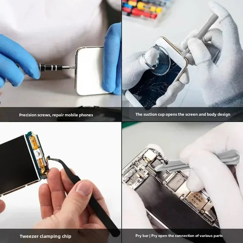 115-in-1 Magnetic Precision Screwdriver Set – Professional Electronics Repair Tools for Laptop, Phone & PC Maintenance