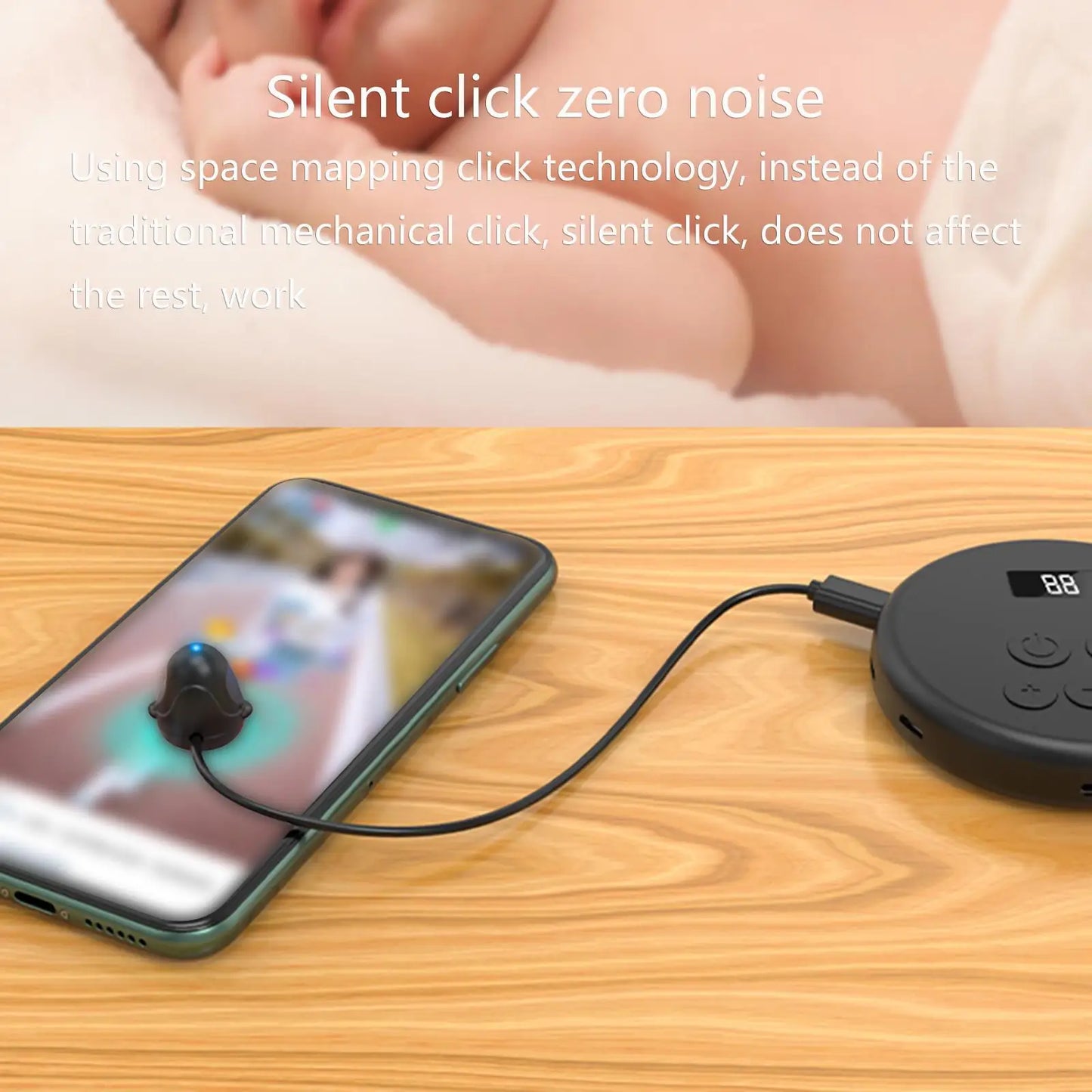Phone Screen Auto Clicker: Mute, Adjustable Grabber for Automatic Tapping - Perfect for Games, Live Broadcasts, Phone Gaming