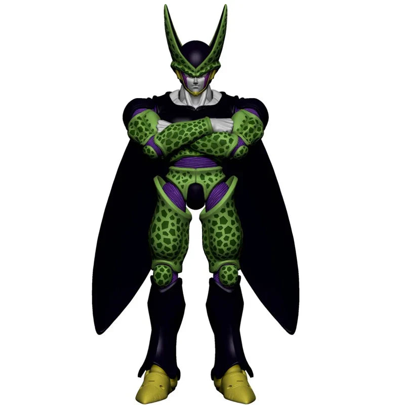 KW Studio Dragon Ball Z Cell Action Figure – Perfect Monster DX Blue & Purple Model Toy