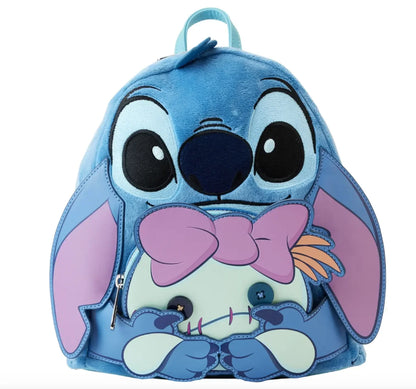 The Aristocats Marie Mini Backpack – Floral Print Schoolbag with Villains Scene, Maleficent & Sleeping Beauty Design for Kids