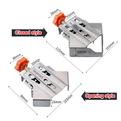 90° Positioning Squares Right Angle Clamps – Carpenter Clamping Tool for Woodworking & Cabinet Corner Assembly