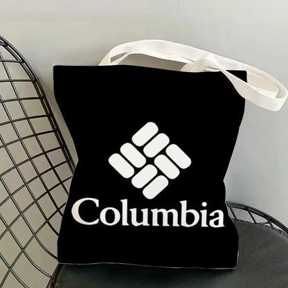 Classic Canvas Tote Bag - Large Capacity Double-Sided Print Shoulder Shopping Bag