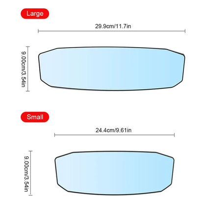 BLALION Wide Angle Car Baby Mirror: Panoramic Rear View Mirror Assisting Anti-Glare Large Vision Interior Monitor - Universal Auto Accessory