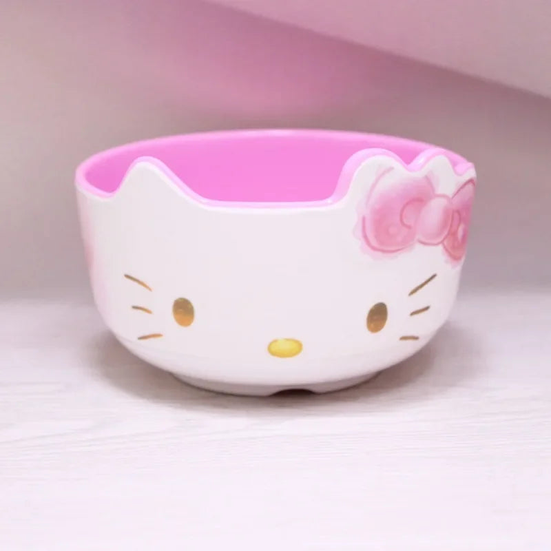Sanrio Hello Kitty Cartoon Soup Bowl – Cute Anti-Drop Kitchen Tableware, Creative Instant Noodle Bowl Accessory
