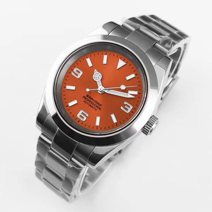 Corgeut 36mm/39mm Luxury Automatic Mechanical Watch – Sapphire Crystal, 10Bar Waterproof, Classic Number Dial Men’s Wristwatch