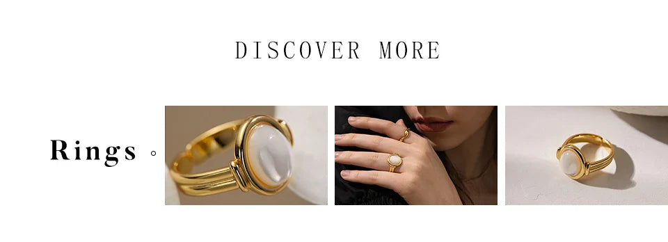 Peri'sbox Minimalist 18K Gold Plated Stainless Steel Ring – Anti-Tarnish Women’s Fashion Jewelry Gift