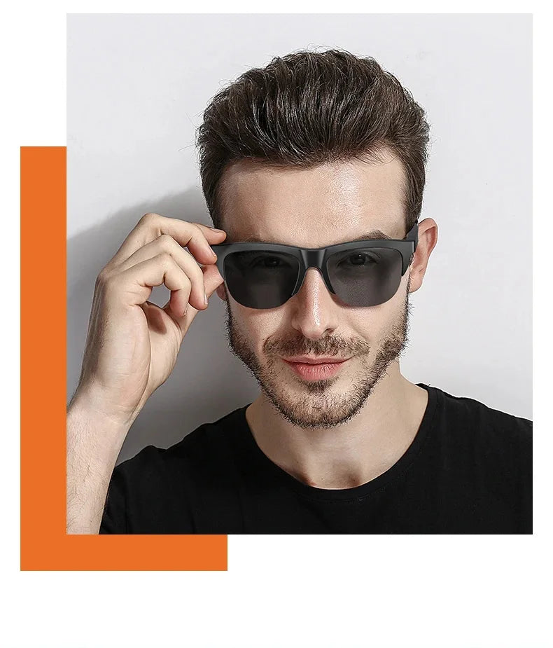 Smart Bluetooth V5.3 Sunglasses with HIFI Headphones – Outdoor Sports UV Glasses for Men & Women