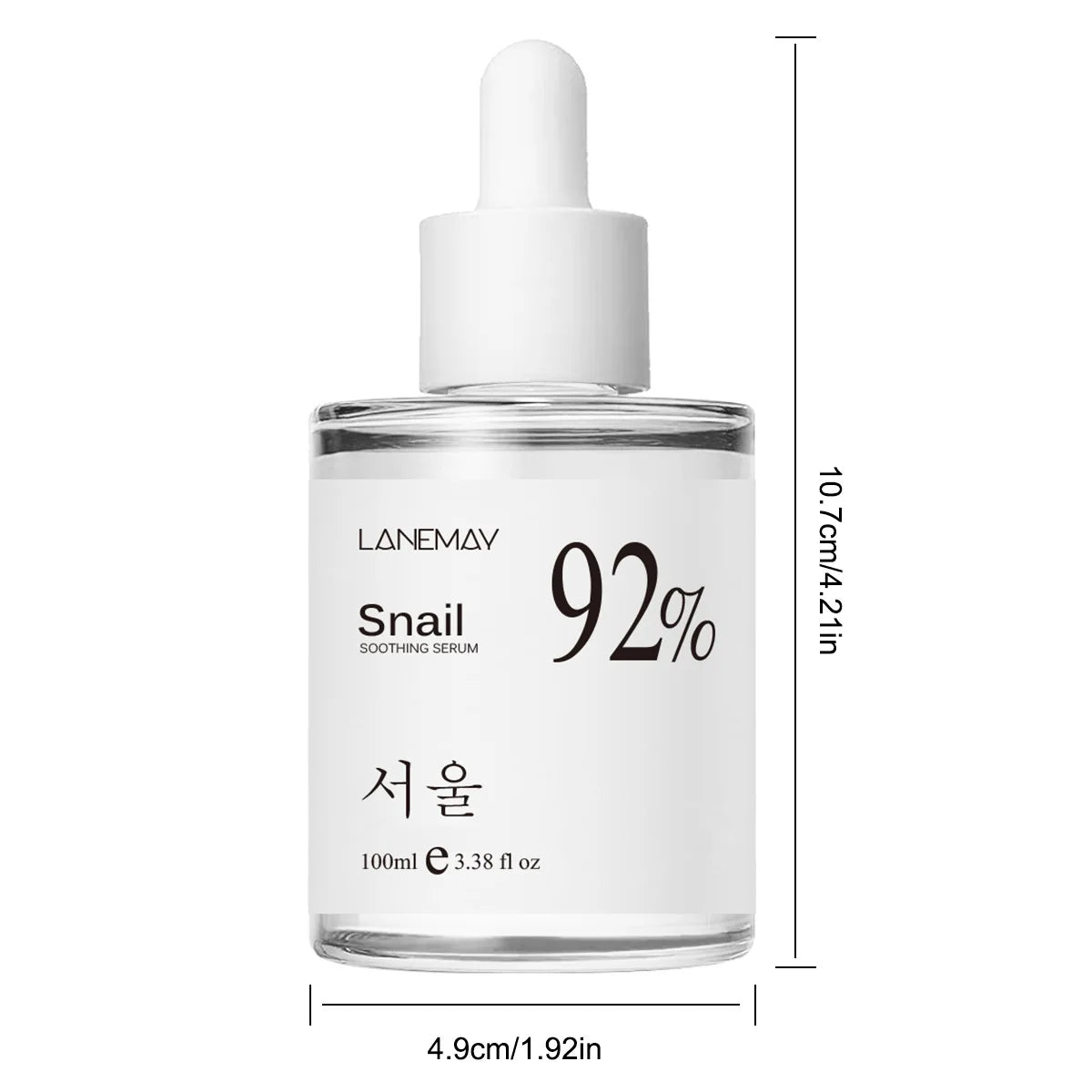 100ml 92% Snail Soothing Facial Essence – Hydrating & Moisturizing Multi-Action Face Serum