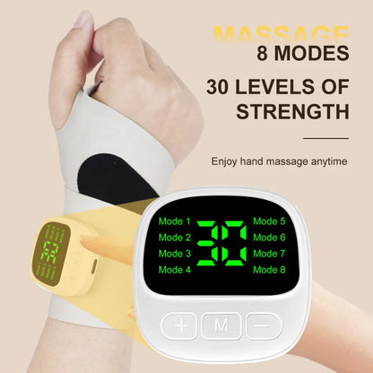 Electric Cordless Wrist Massager – USB Rechargeable Vibrating Massager for Carpal Tunnel & Fatigue Relief