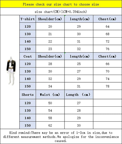 Kids Cosplay Costume – Black & Gold Idol Role-Playing Outfit for Girls