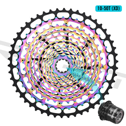 SPEDAO 12-Speed 10-50T Bicycle Cassette – 12V MTB Freewheel Sprocket for SX NX GX, XD & HG Compatible