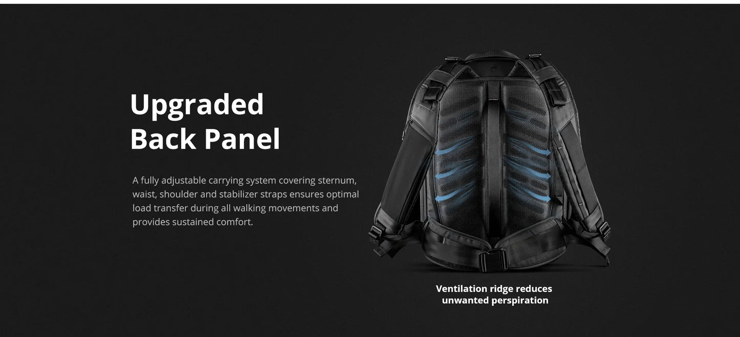 PGYTECH OneMo 2 Camera Backpack – Waterproof Shoulder Bag for Canon, Fuji Cameras & 16" Laptop