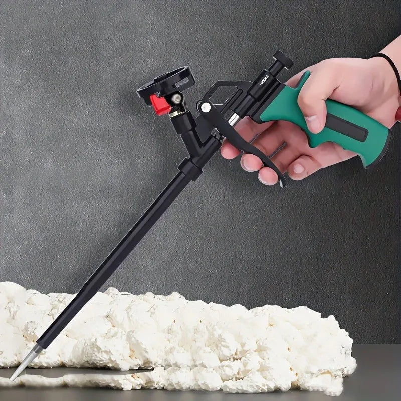 Professional Full Metal Foam Caulk Glue Gun — Easy Clean, High Precision Applicator for Foam Sealant & Adhesive