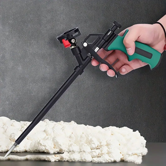 Professional Full Metal Foam Caulk Glue Gun — Easy Clean, High Precision Applicator for Foam Sealant & Adhesive