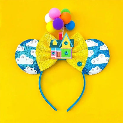 Toy Story Character Headbands - Sequin Bow, Woody, Buzz Lightyear & Alien Hair Accessories for Girls