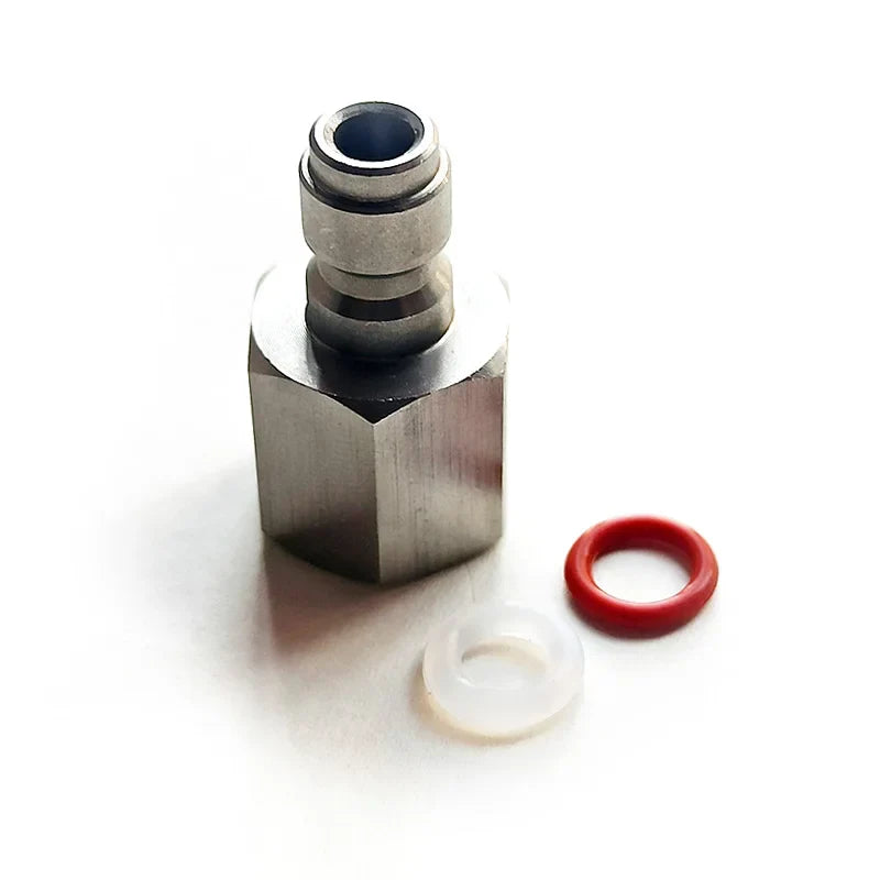 3/8-24UNF CO2 Cartridges – High Pressure Stainless Steel Rechargeable Cylinder for Oxygen Training, Scuba & Rescue Vest