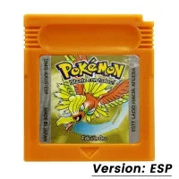 Pokemon GBC Game Cartridge — Red, Blue, Crystal, Gold, Green, Silver, Yellow 16-Bit for GB/SP
