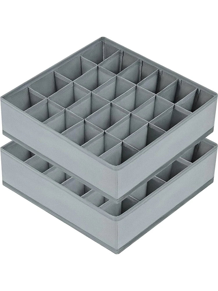 Underwear, Bra & Socks Storage Box – Clothes Organizer for Cabinet, Drawer, and Wardrobe
