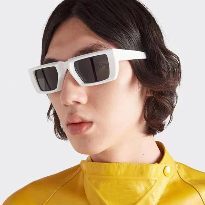 New Y2K Square Sunglasses for Men & Women – Trendy UV400 Designer Shades Eyewear
