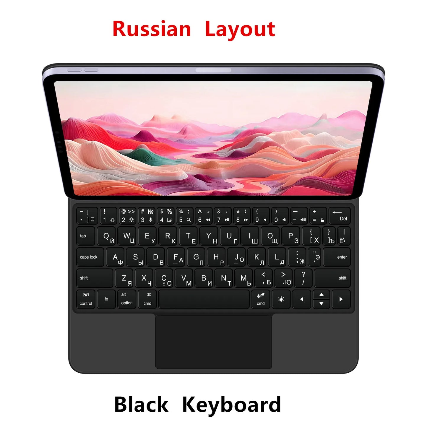 Backlight Magic Keyboard Case for iPad Pro 11/13 & iPad Air 11/13 Inch (2024) – M4/M2 Smart Folio Cover