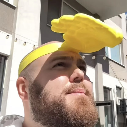Palm-Shaped Sun Hat - Funny Unisex Creative Beach and Summer Hairband Hat