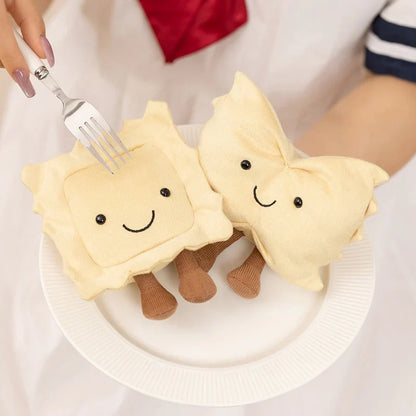 Cute Dessert Plush Toys – Soft Cake, Waffle, Pancake, Macaron, Éclair Stuffed Dolls for Kids Gift & Home Decor